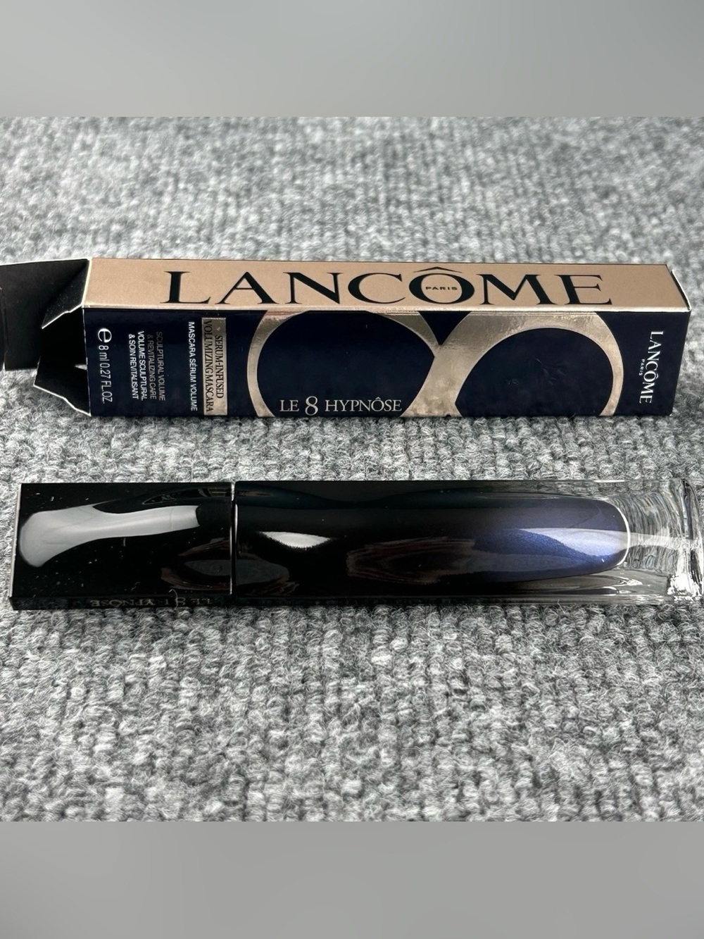 Lancome Le  Hypnôse Serum‑Infused Volumizing Mascara .27 fl oz NOIR Blue Glass